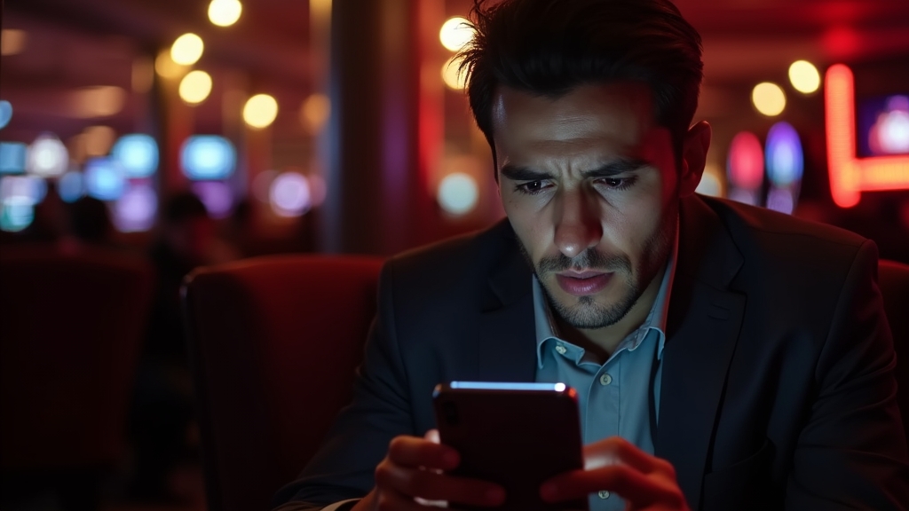 Player troubleshooting download and login errors on a smartphone